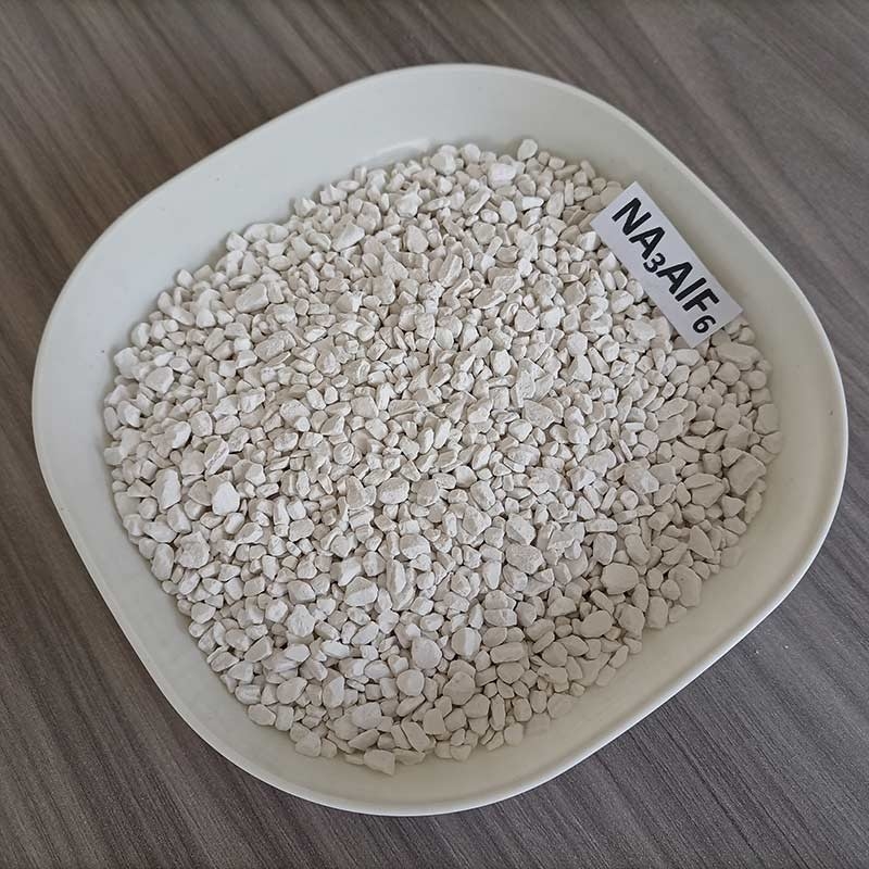 Cryolite สัมพันธ์ชั้นนํา Na3alf6 ความละลายสูงสําหรับการผลิตโลหะที่ก้าวหน้า