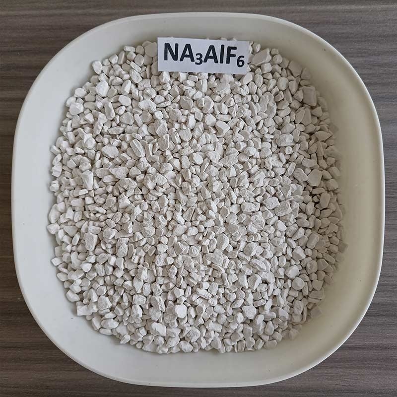 Cryolite สัมพันธ์ชั้นนํา Na3alf6 ความละลายสูงสําหรับการผลิตโลหะที่ก้าวหน้า