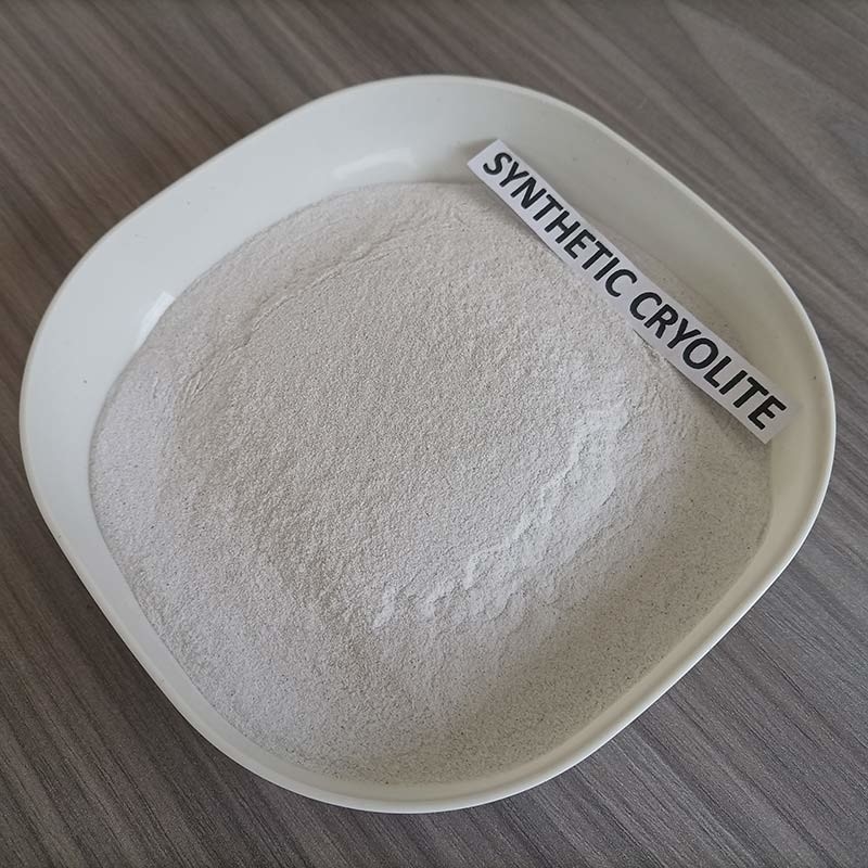 CAS 15096-52-3 เครื่องเติมผลงาน โซเดียม คริโอลิต 200 Mesh Cryolite Synthetic สําหรับอุตสาหกรรมอลูมิเนียม