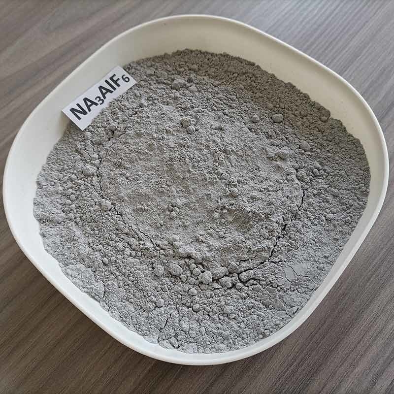 Cryolite สินทรีย์ความบริสุทธิ์สูงประเภทอุตสาหกรรม สําหรับการผลิตไฟฟ้าสกัดเหล็กอลูมิเนียม