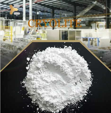 เครื่องปฏิกิริยาเกรด Cryolite สินทรประกอบ 99% Na3AIF6 สําหรับสารกําจัดสลักที่ใช้เป็นฟลักซ์สําหรับอิเล็กทรอลิสส์อลูมิเนียม
