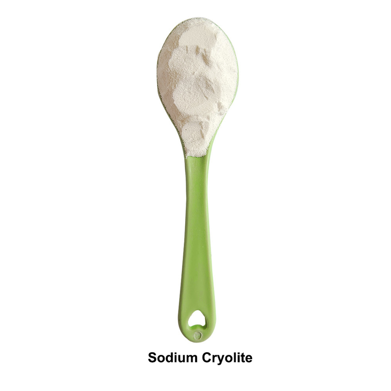 CAS 13775-53-6 จําหน่ายจากโรงงาน ขาวขาว สับ Cryolite สัมพันธ์ Na3alf6 สําหรับการหลอมอลูมิเนียม