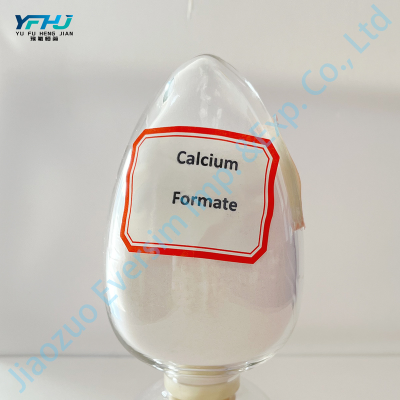น้ําหนักโมเลกุล 130 Ca (HCOO) 2 ฟอร์เมทแคลเซียมในสารป้องกันไฟของแผ่นไพส