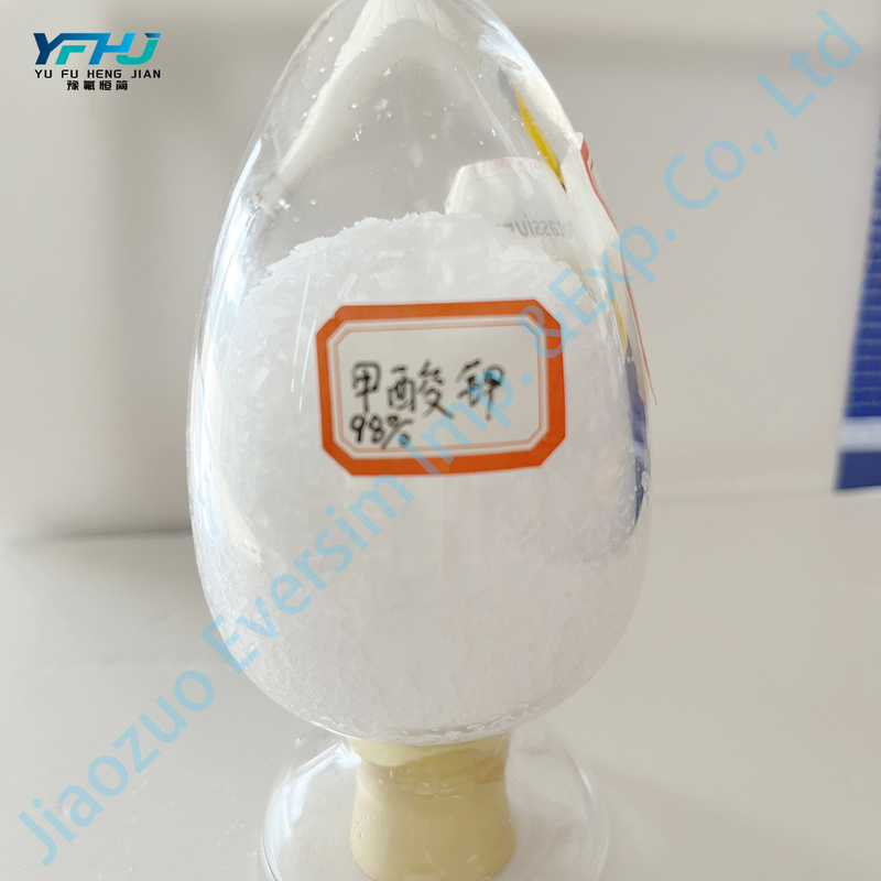 1.91 g/cm3 ความหนาแน่น โพแทสเซียมฟอร์เมท เป็นสารลดในอุตสาหกรรมสี