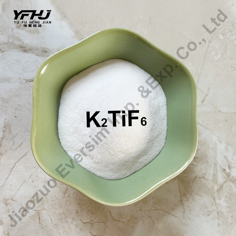 CAS 16919-27-0 ขาว ขาว โปแทสเซียมฟลูออโรติทานาต K2 (TiF6) สําหรับอุตสาหกรรมแก้ว