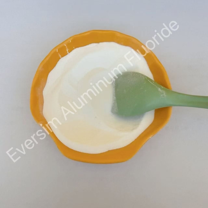 CAS7784-18-1 สับกระจกอลูมิเนียมฟลอรได Alf3 สําหรับสารยับยั้งการผลิตแอลกอฮอล์