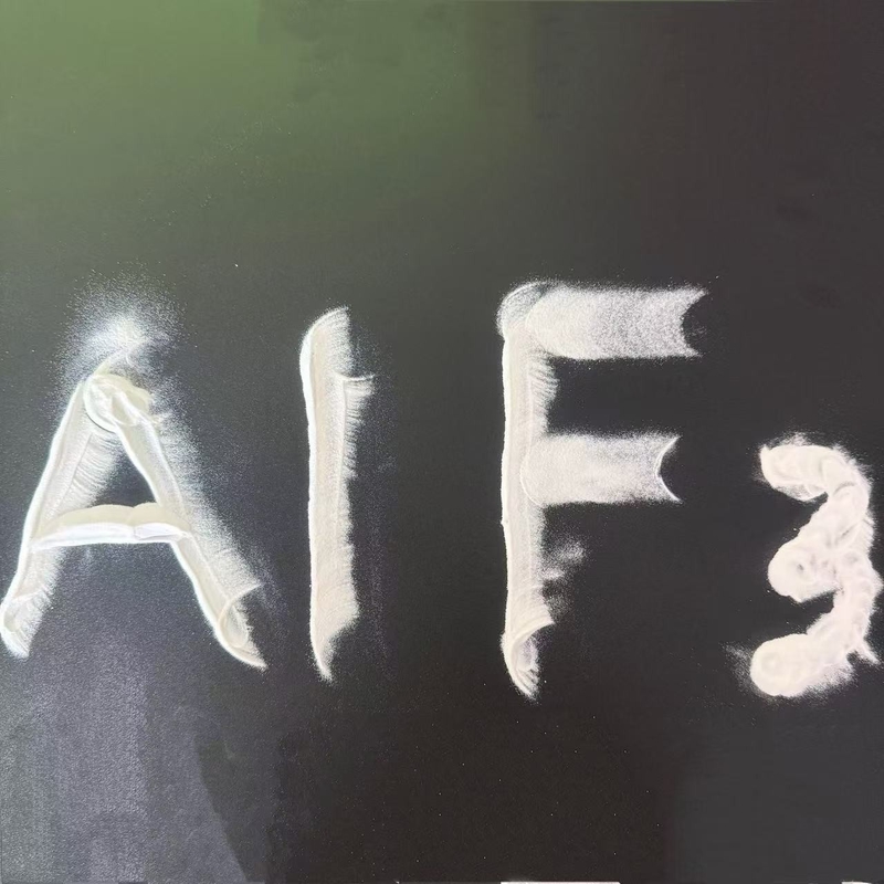 CAS7784-18-1 สับกระจกอลูมิเนียมฟลอรได Alf3 สําหรับสารยับยั้งการผลิตแอลกอฮอล์