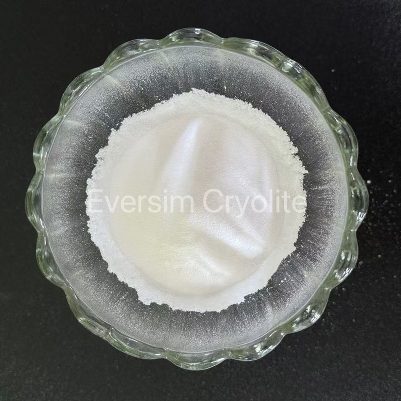 ผลิตภัณฑ์เคมี CAS15096-52-3 คริโอไลต์สังเคราะห์ Na3AlF6 สีขาวคล้ายทราย สำหรับอุตสาหกรรมเซรามิก