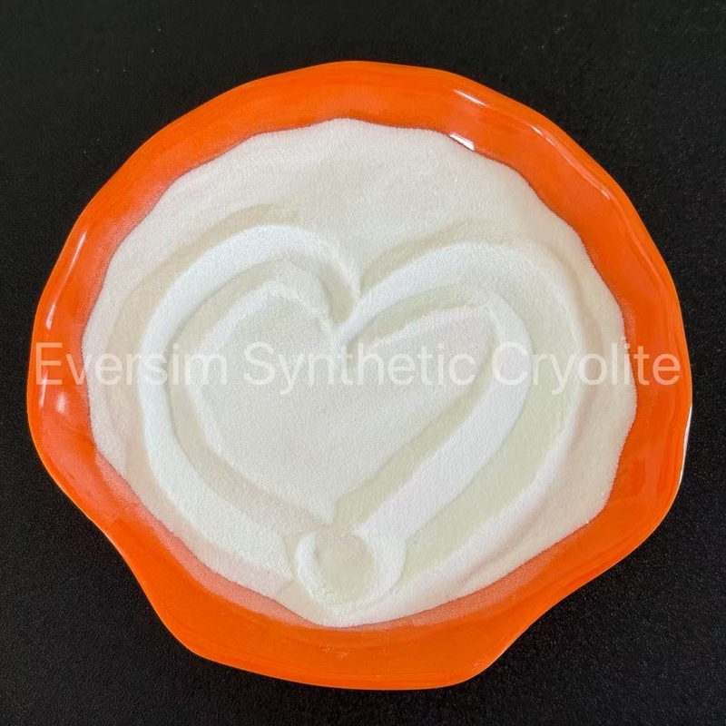 ผลิตภัณฑ์เคมีความบริสุทธิ์สูง CAS15096-52-3 200 Mesh Na3AlF6 โซเดียมคริโอลิต 99.9% สําหรับอุตสาหกรรมบด
